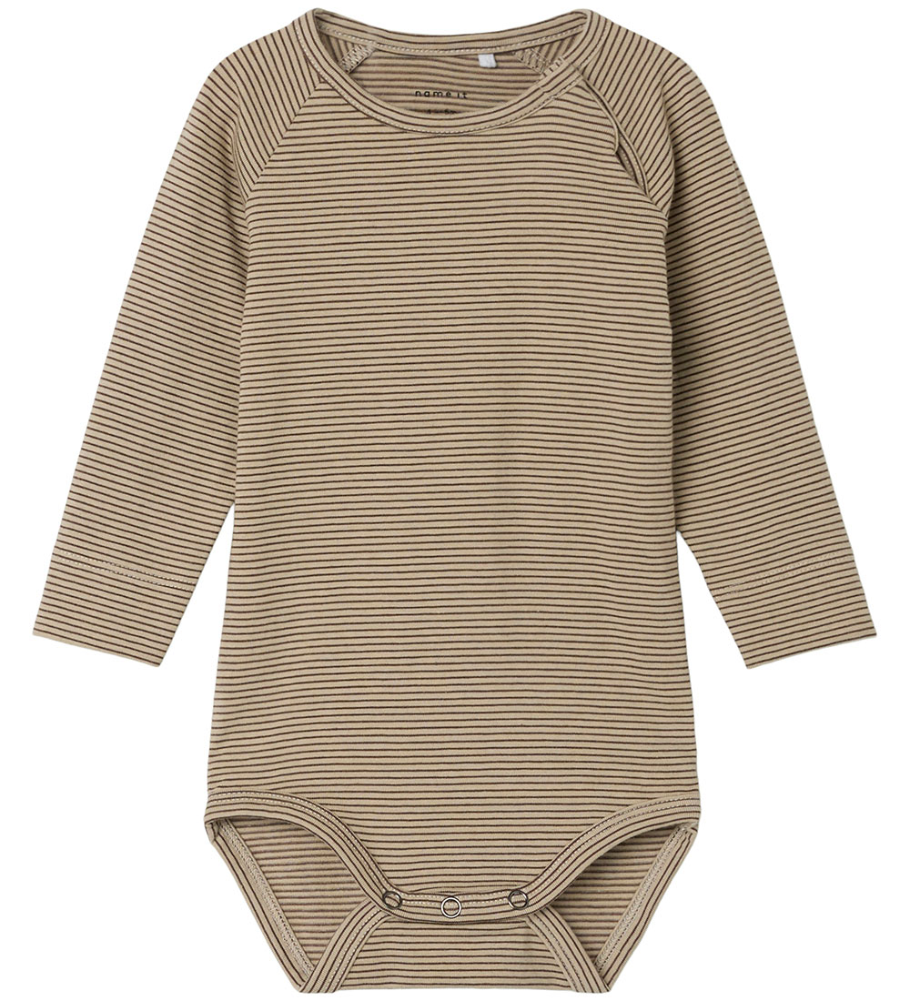 Name It Bodysuit L/æ - NbmOllie - Plaza Taupe