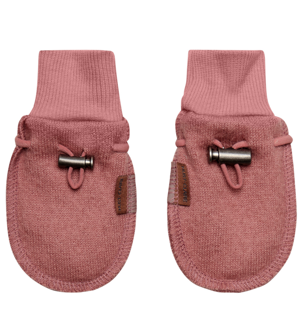 Hust and Claire Mittens - Knitted - Wool - Ferri - Ash Rose