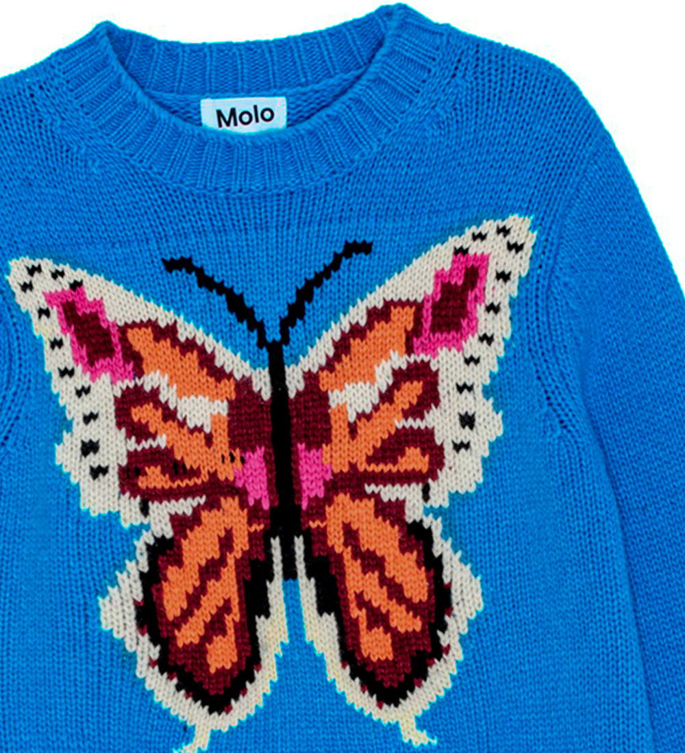 Molo Bluse - Strick - Wolle/Acryl - Gulda - Fliege Strick