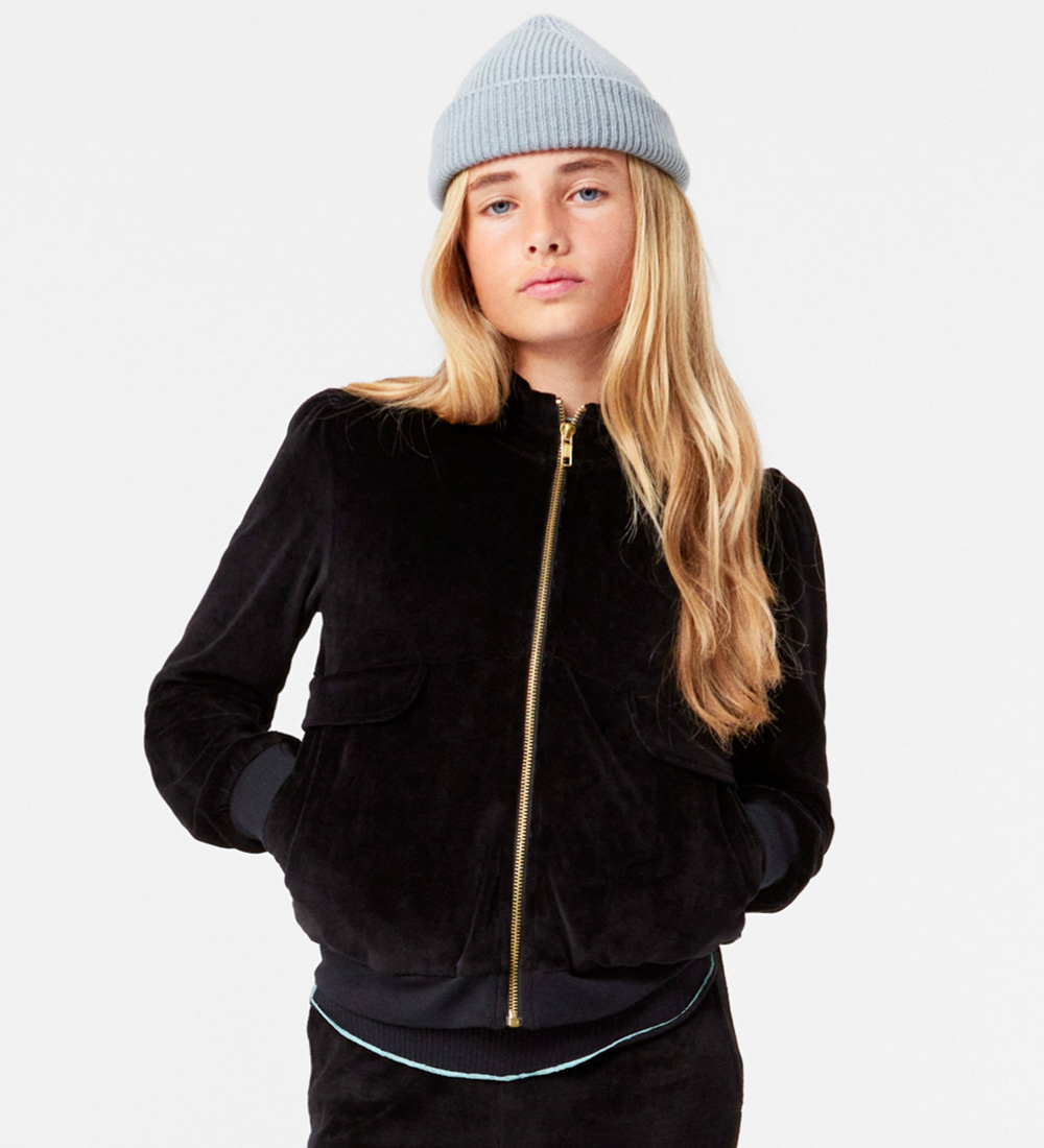 Gilet - Velours Molo - Malika - Noir