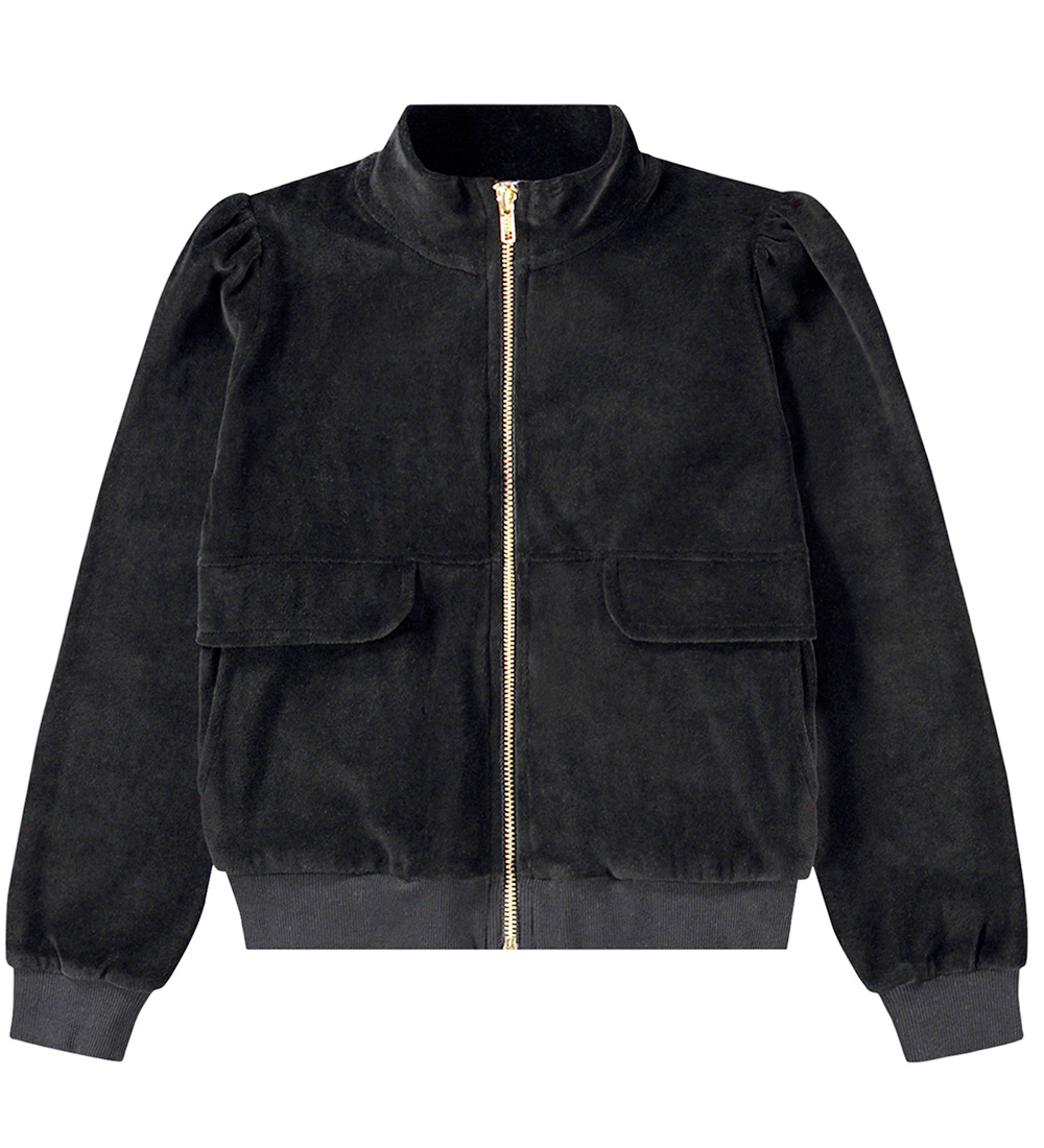Gilet - Velours Molo - Malika - Noir