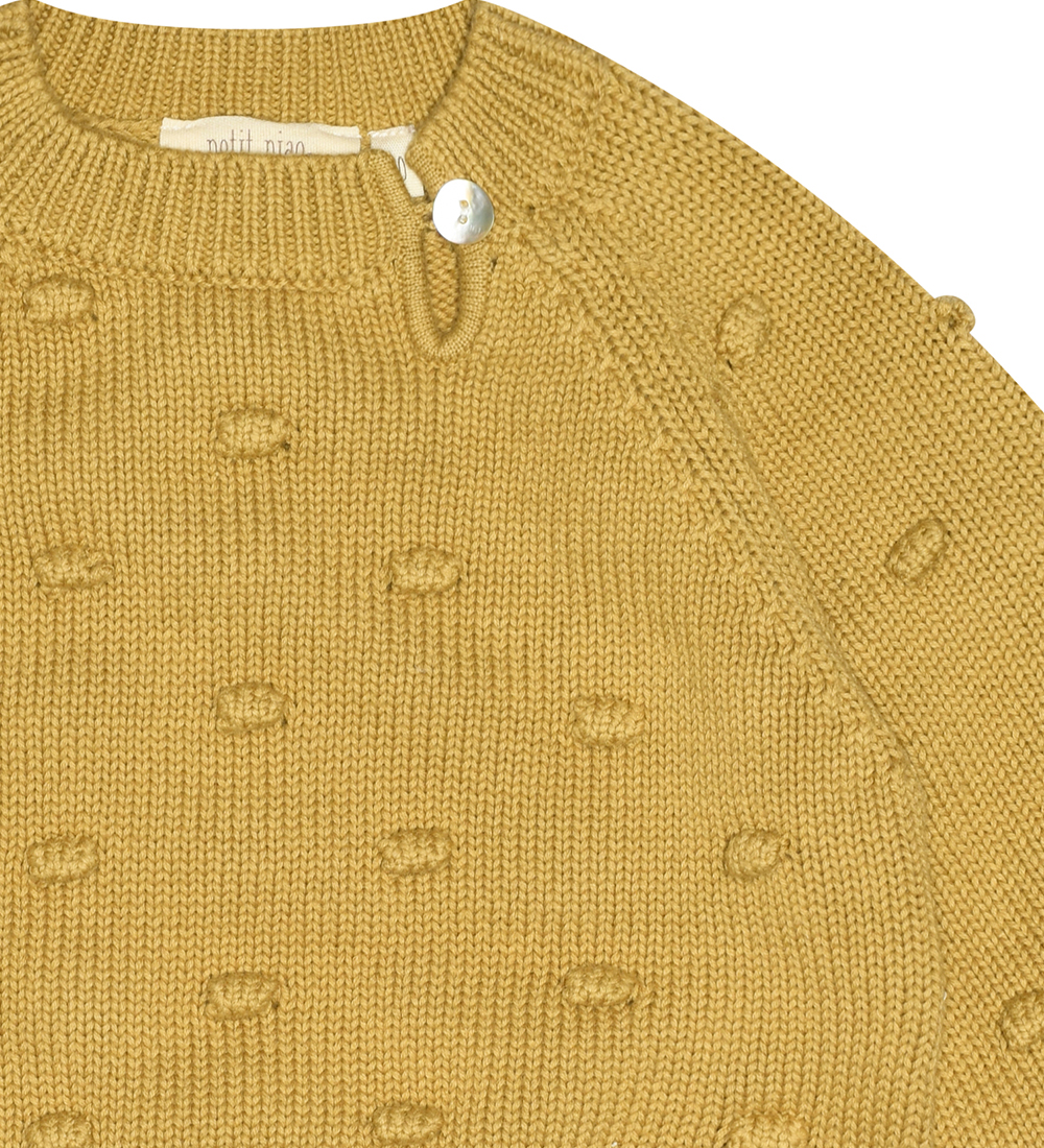 Petit Piao Blouse - Knitted - Khaki Green