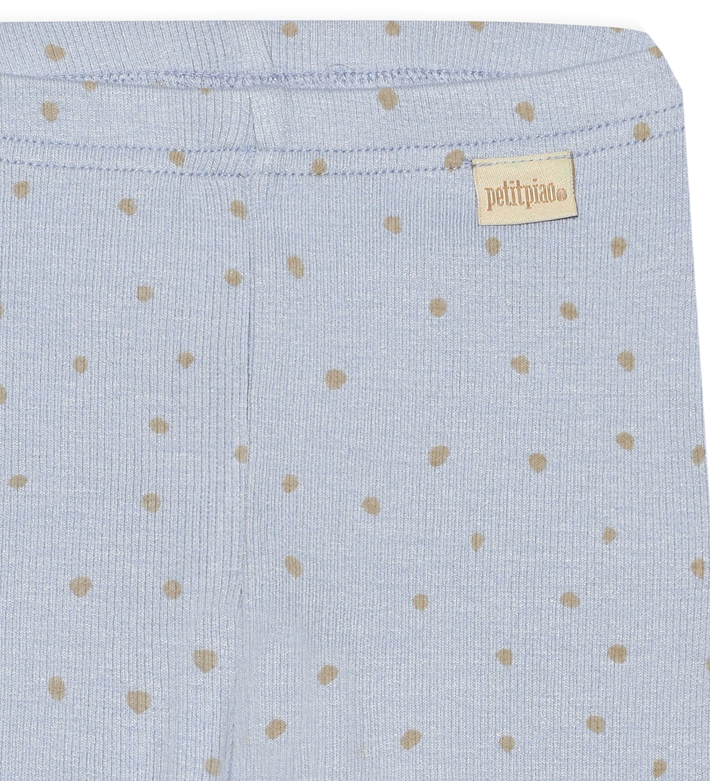 Petit Piao Leggings - Rib - Modal - Spring Blue