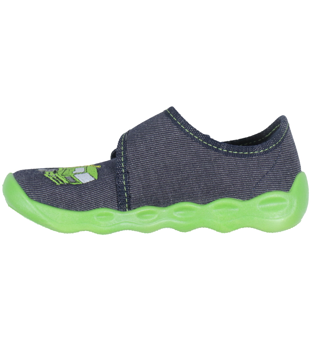 Superfit Slippers - Bubble - Blue/Green