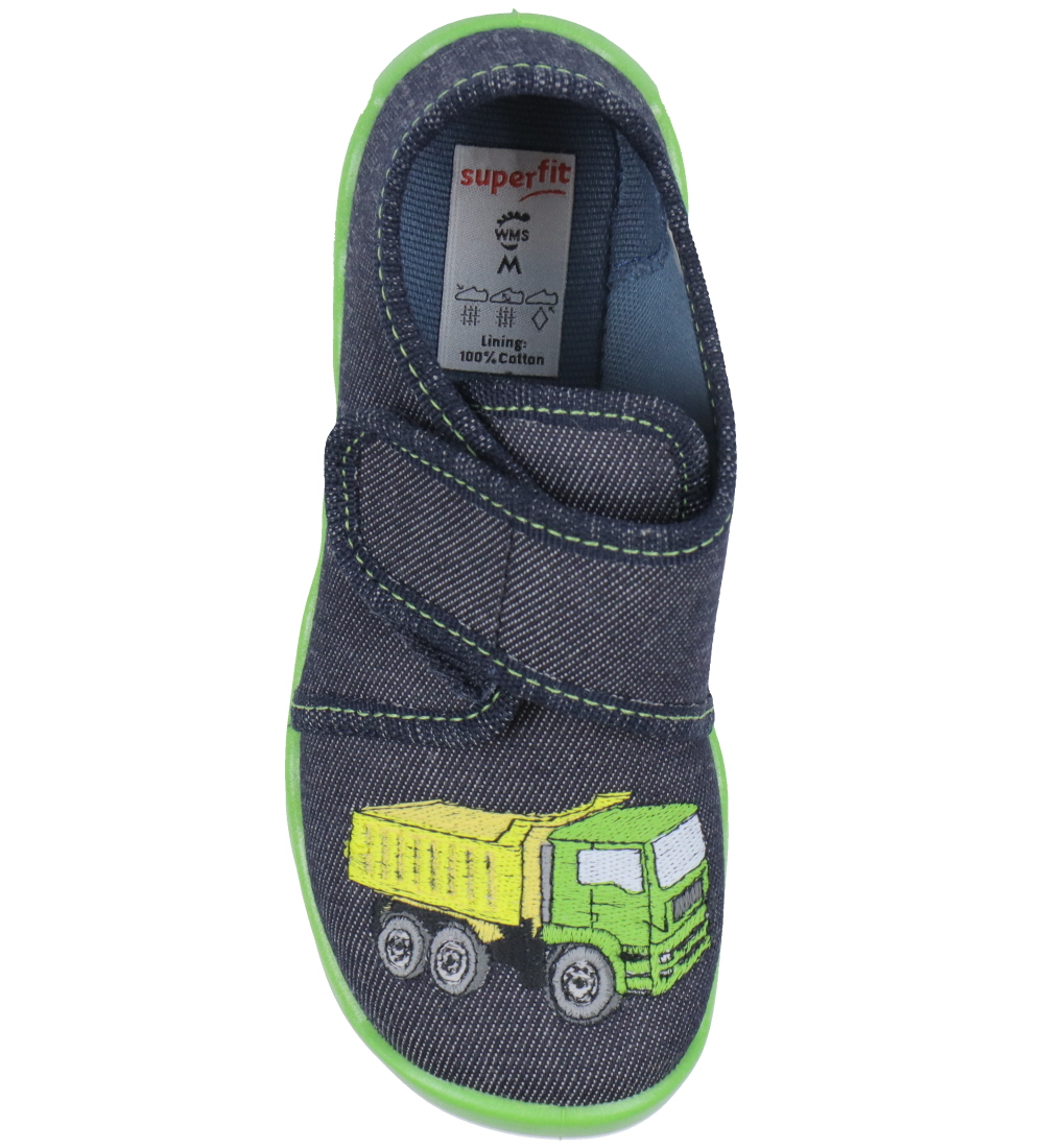 Superfit Slippers - Bubble - Blue/Green