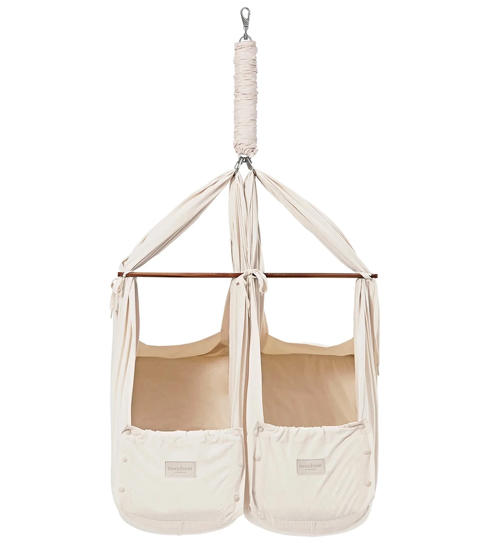 Berceau double sling Moonboon - 70x95 cm - Nature