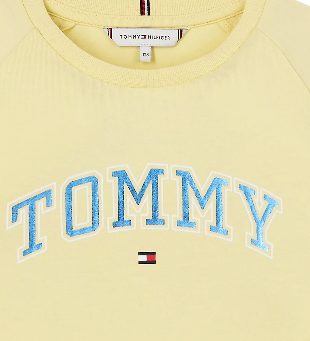 Tommy Hilfiger T-shirt - Varsity Foil - Lemon Zest