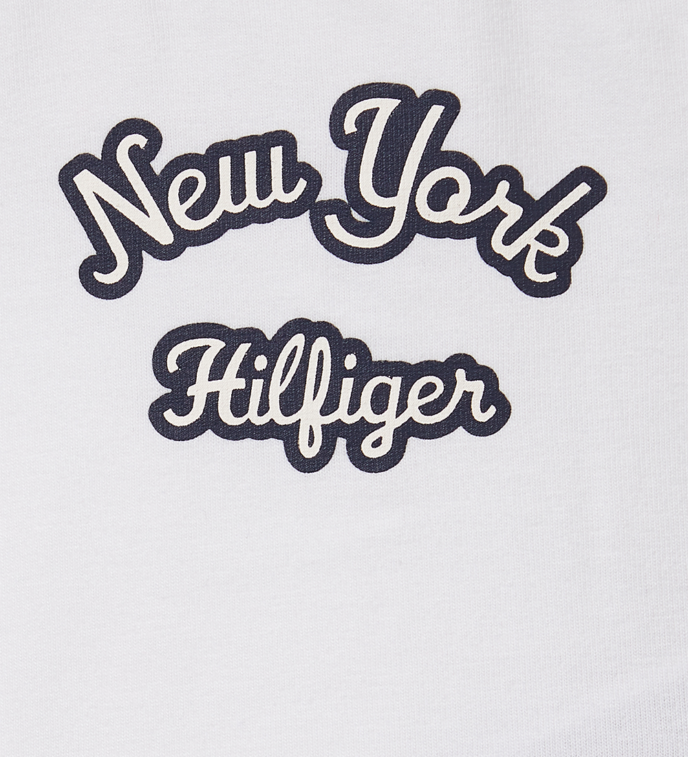 Tommy Hilfiger Set - Latzhosen/Bluse - Denim Medium+/Weiß
