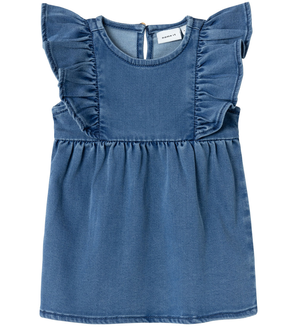 Name It Dress - NbfLotus - Medium+ Blue Denim