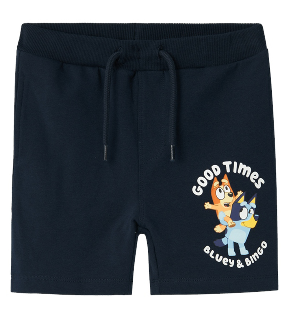 Shorts en Molleton Name It - NmmAkley Bluey - Dark Sapphire