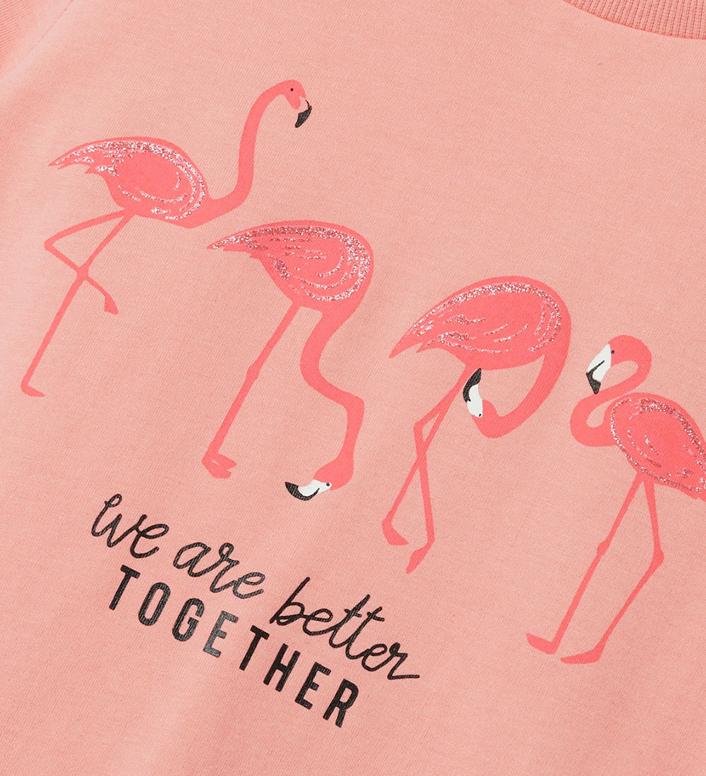 Name It T-shirt - NkfPfaimme - Peach Bud w. Print