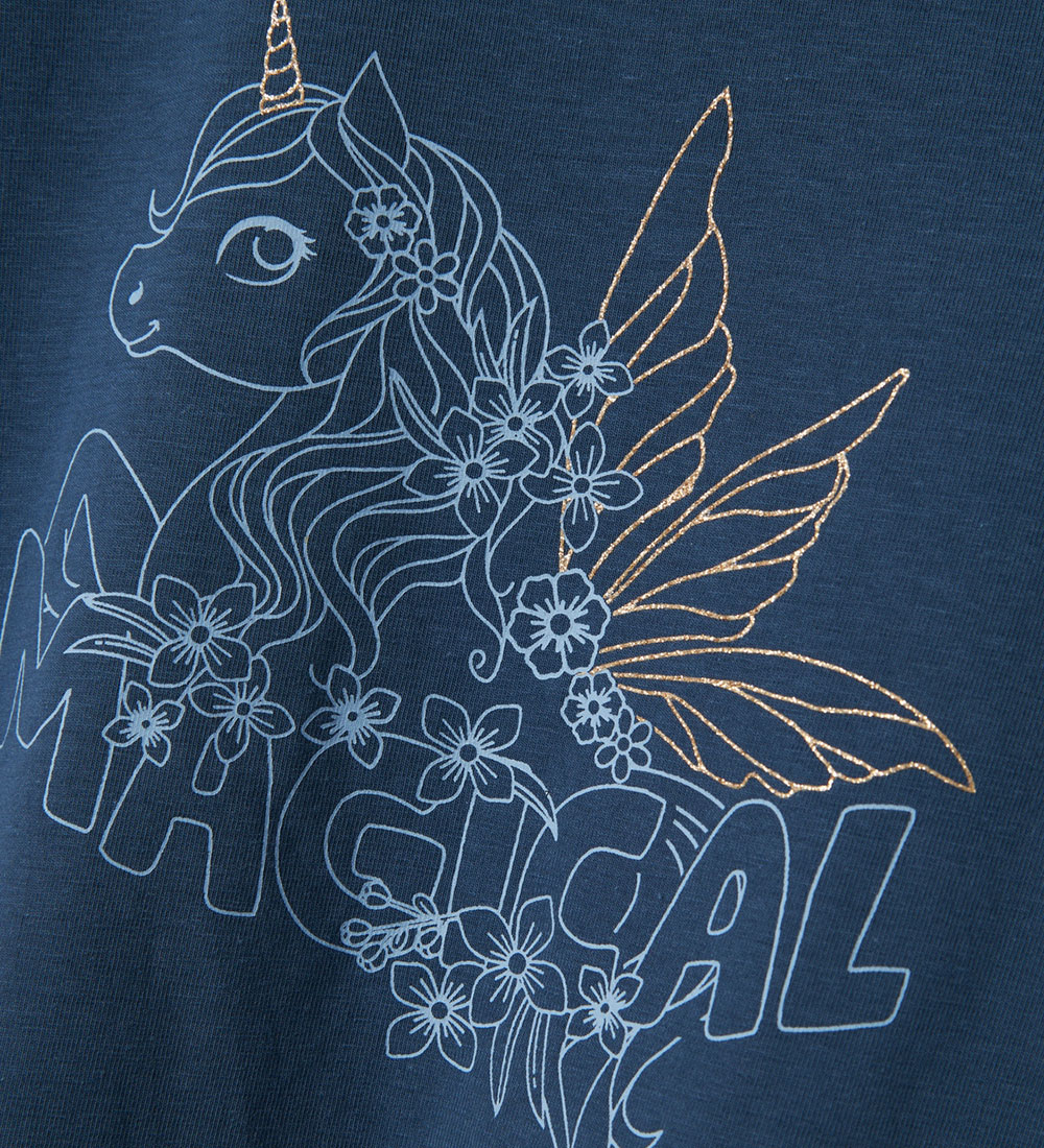 Name It T-shirt - NmfKiri - Dark Denim