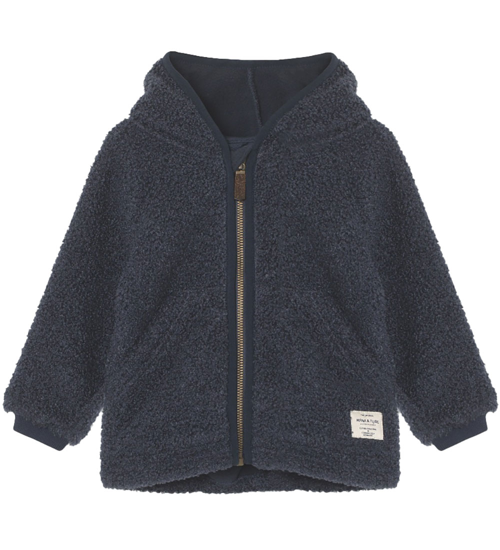 Mini A Ture Fleece Jacket - Teddy - MatLiff - Outer Space