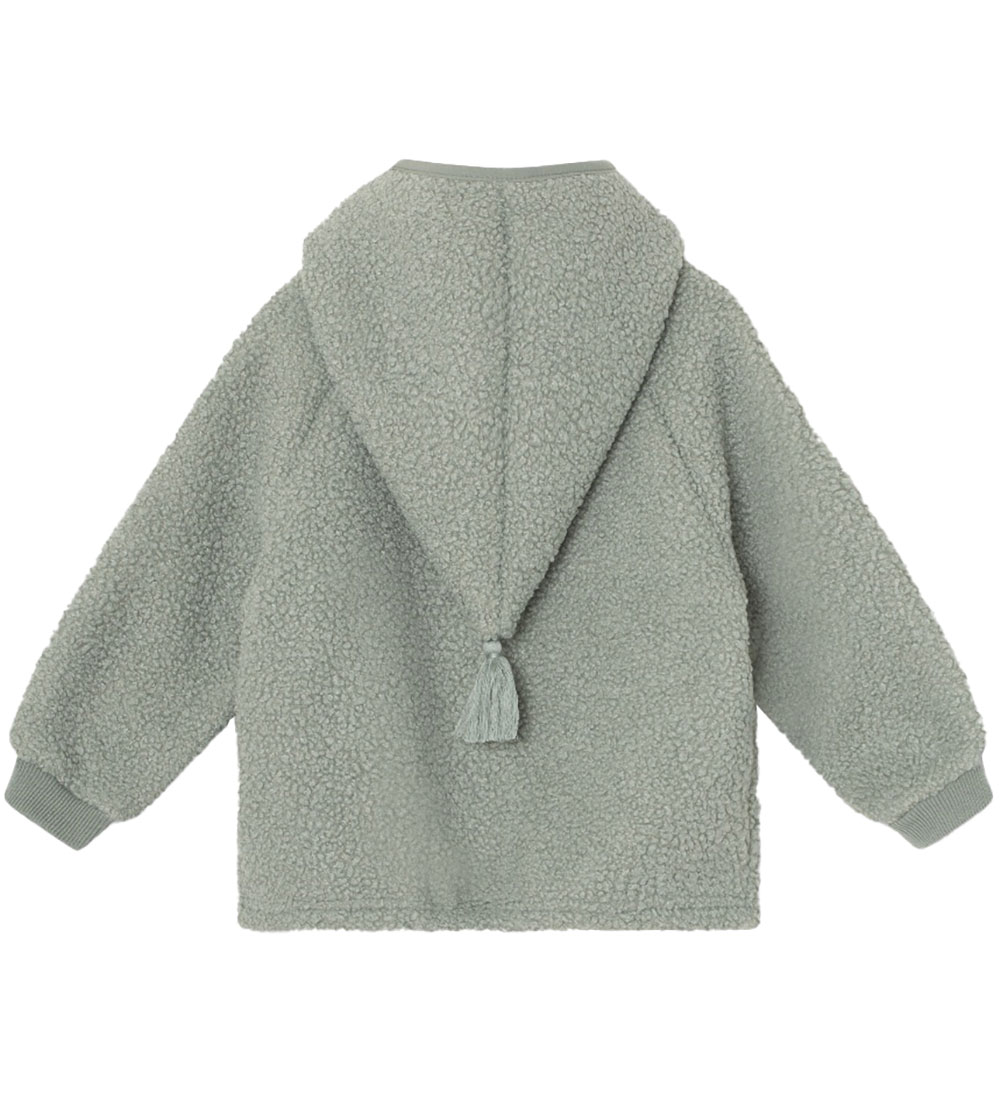 Mini A Ture Fleece Jacket - Teddy - MatLiff - Pale Green