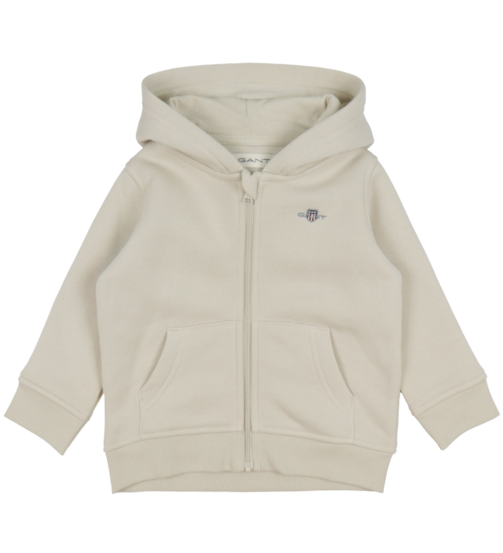 GANT Cardigan - Shield - Soft Oats