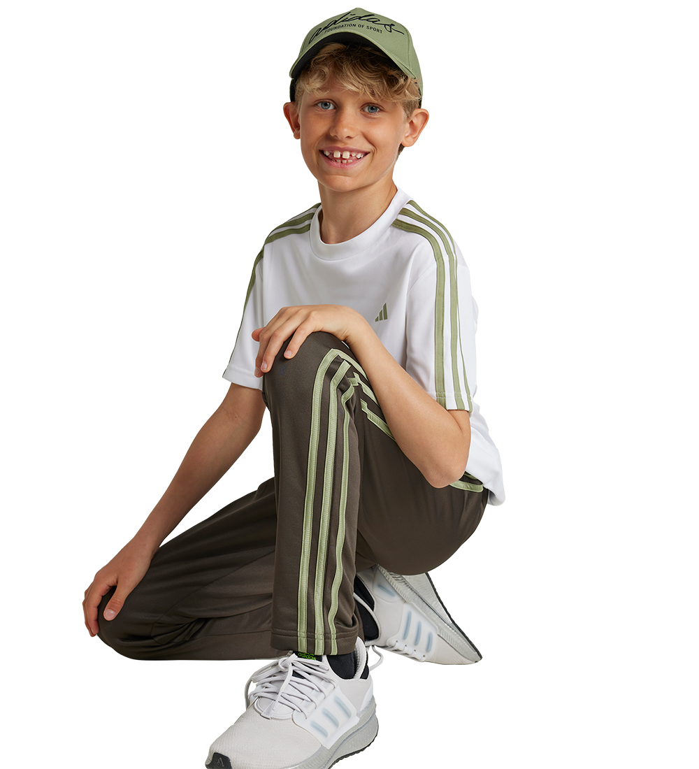 adidas Performance Æfingabuxur - U TR-ES 3S - Grænt