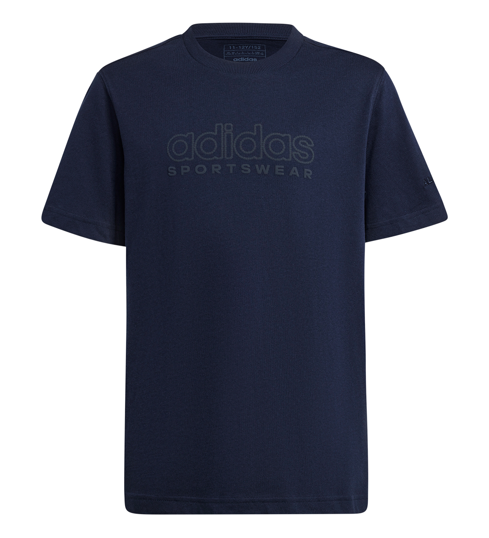 adidas Performance Stuttermabolur - JSZN GFX - Blár