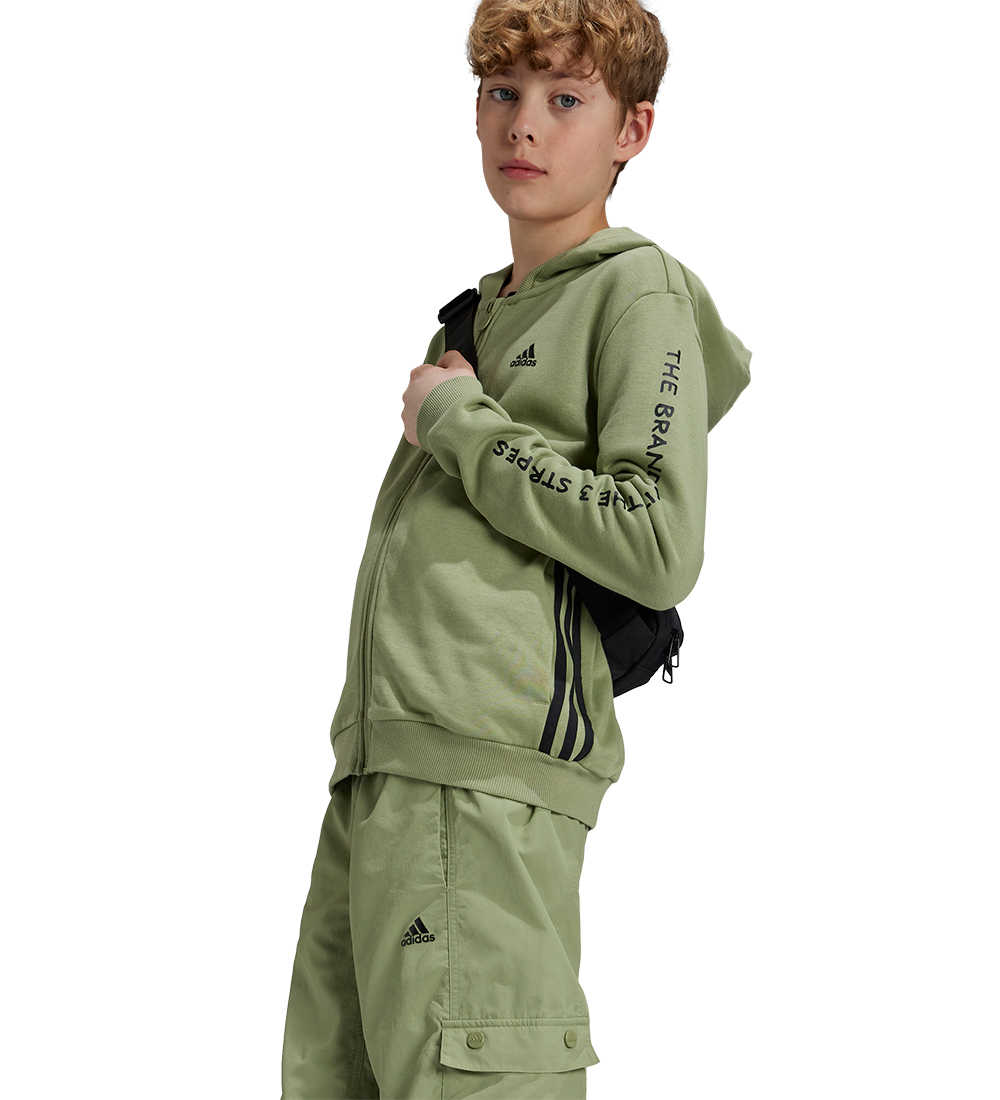 adidas Performance Cardigan - J JAM FZ HD - Green