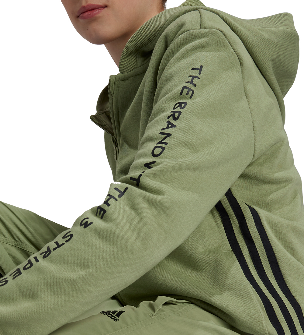 adidas Performance Cardigan - J JAM FZ HD - Green