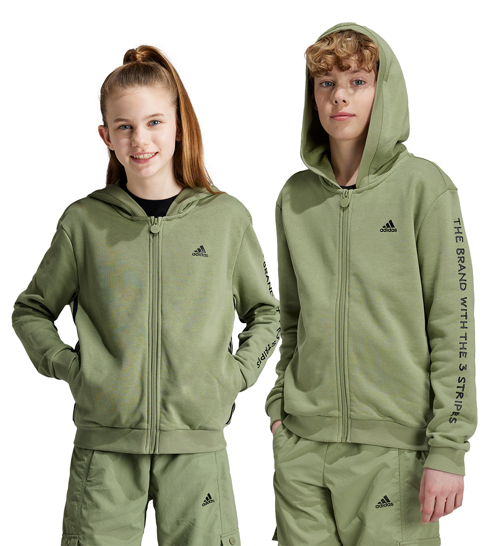 adidas Performance Cardigan - J JAM FZ HD - Green