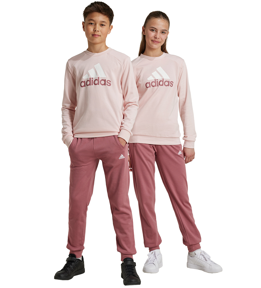 adidas Performance Jogging galli - J BL FT TS - Bleikt/Hvítur