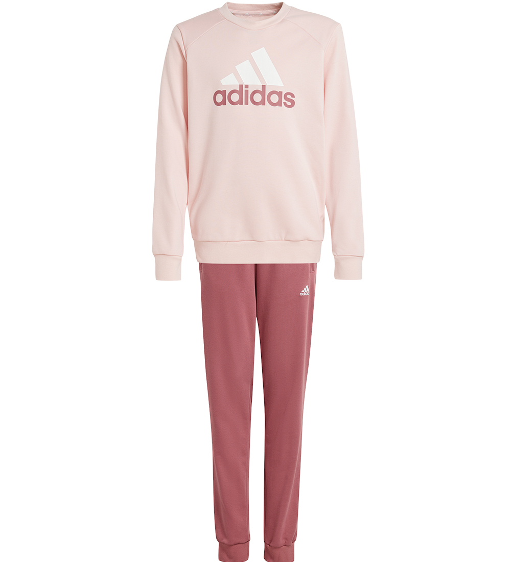 adidas Performance Jogging galli - J BL FT TS - Bleikt/Hvítur