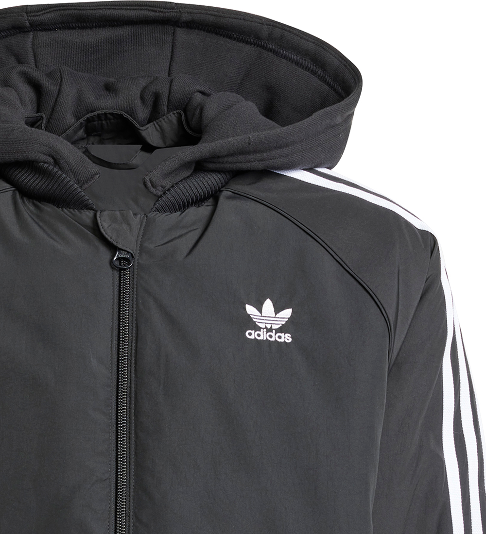 adidas Originals Steppjacke - Schwarz m. Weiß