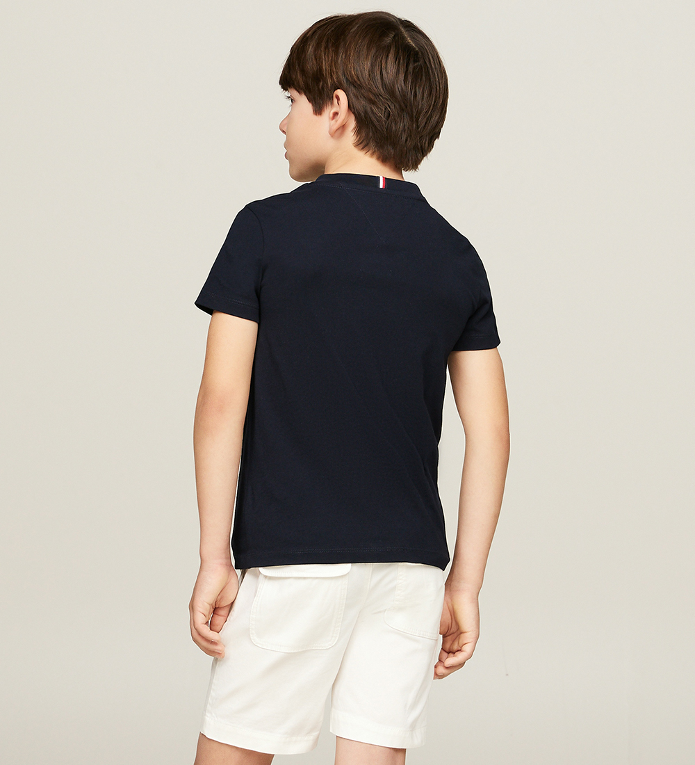 Tommy Hilfiger T-shirt - Print Regular - Desert Cloud