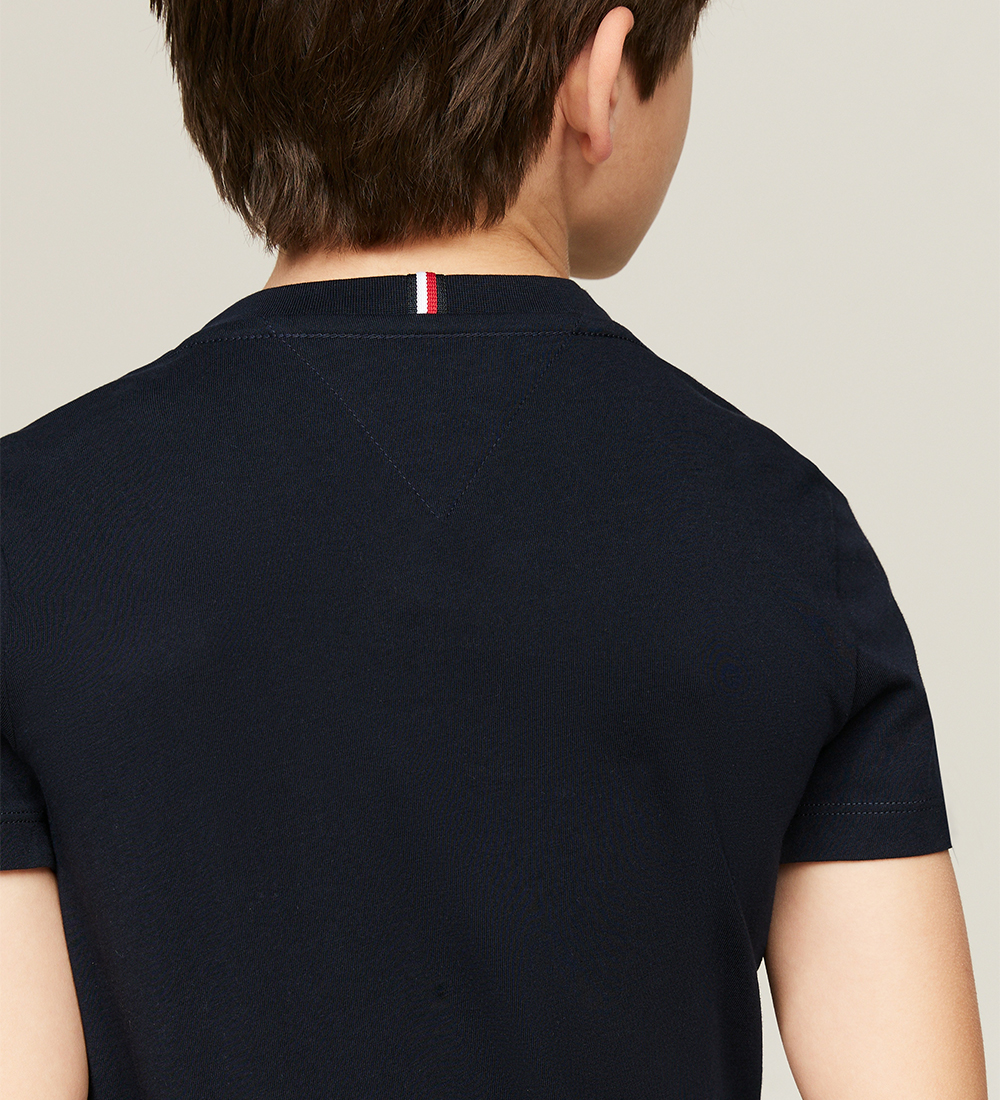 Tommy Hilfiger T-shirt - Print Regular - Desert Cloud