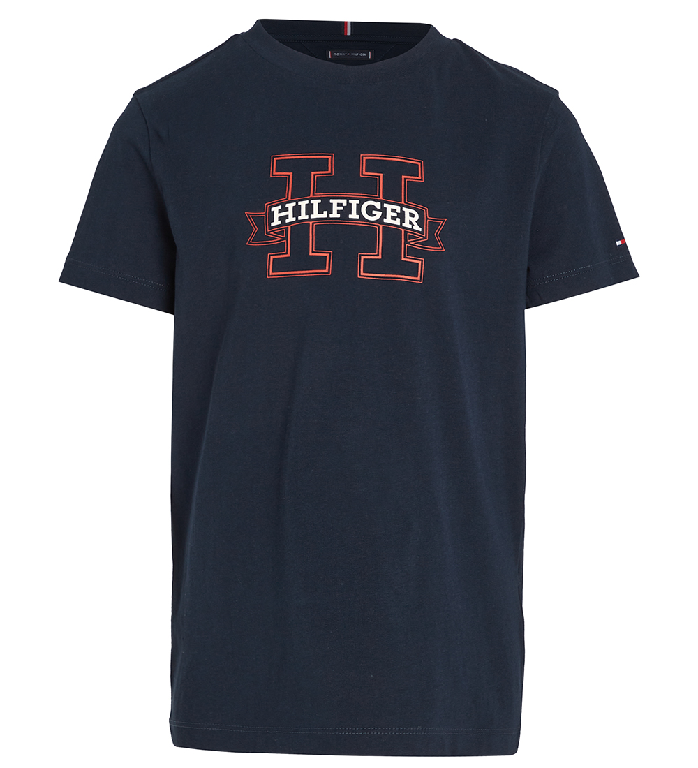 Tommy Hilfiger T-shirt - Print Regular - Desert Cloud