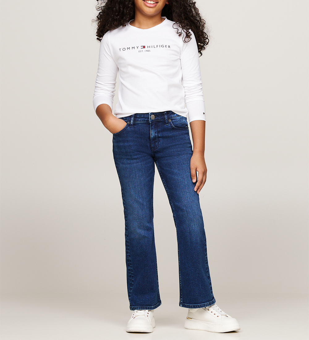 Tommy Hilfiger Jeans - Flare - Coral blue