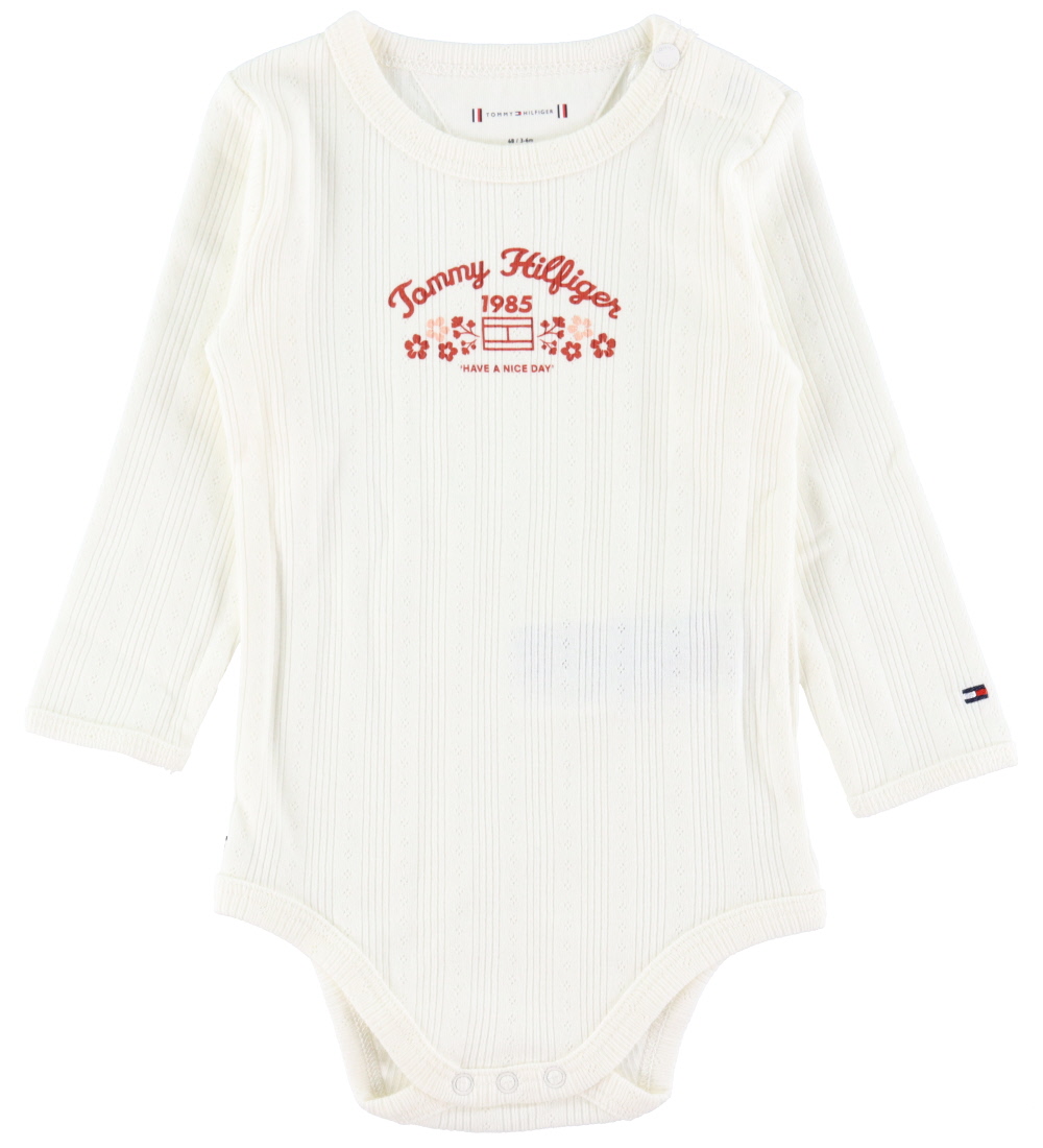 Tommy Hilfiger GiftBox - Bodys L/æ - 3er-Pack - Ancient White Fl