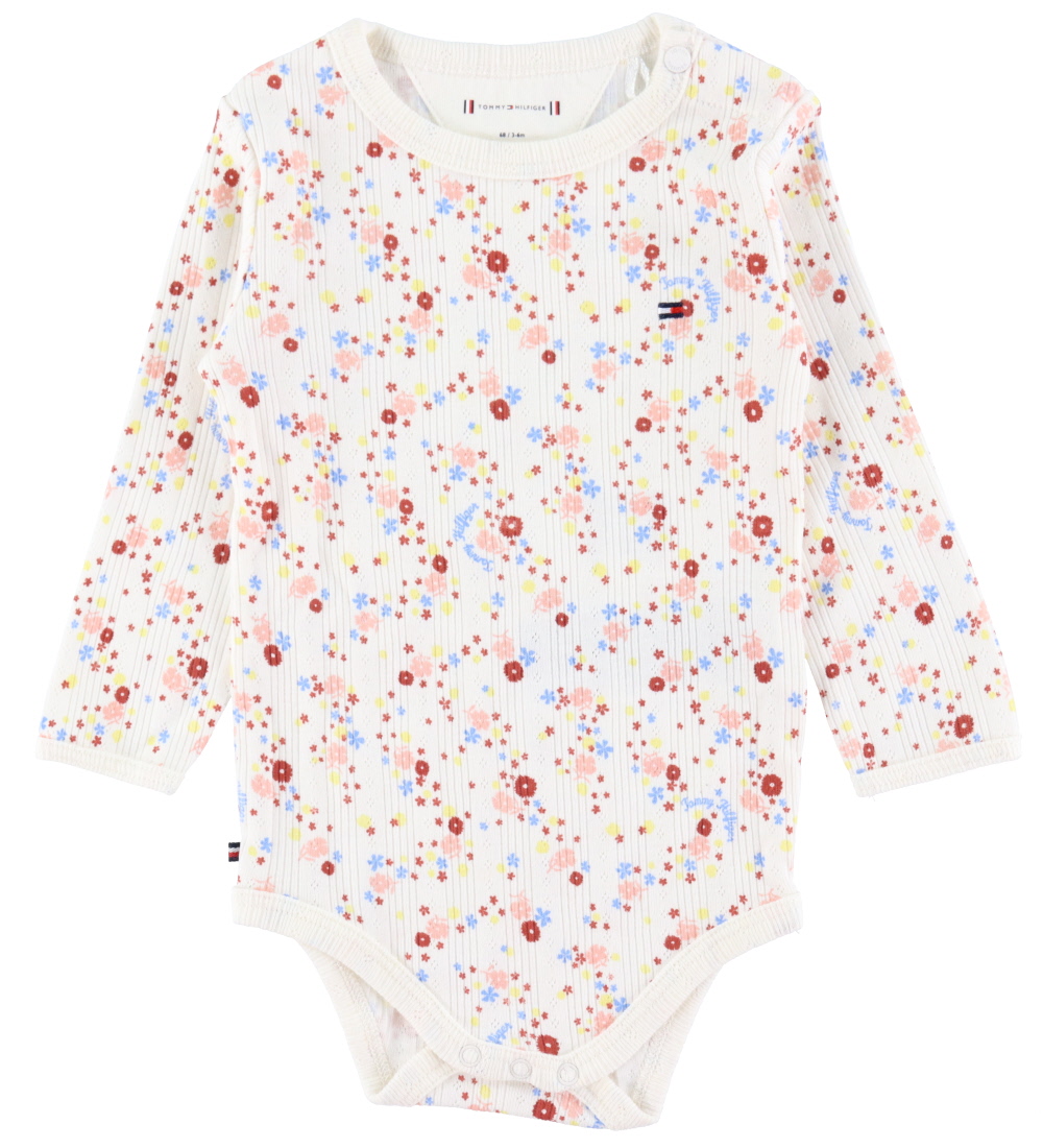 Tommy Hilfiger GiftBox - Bodys L/æ - 3er-Pack - Ancient White Fl
