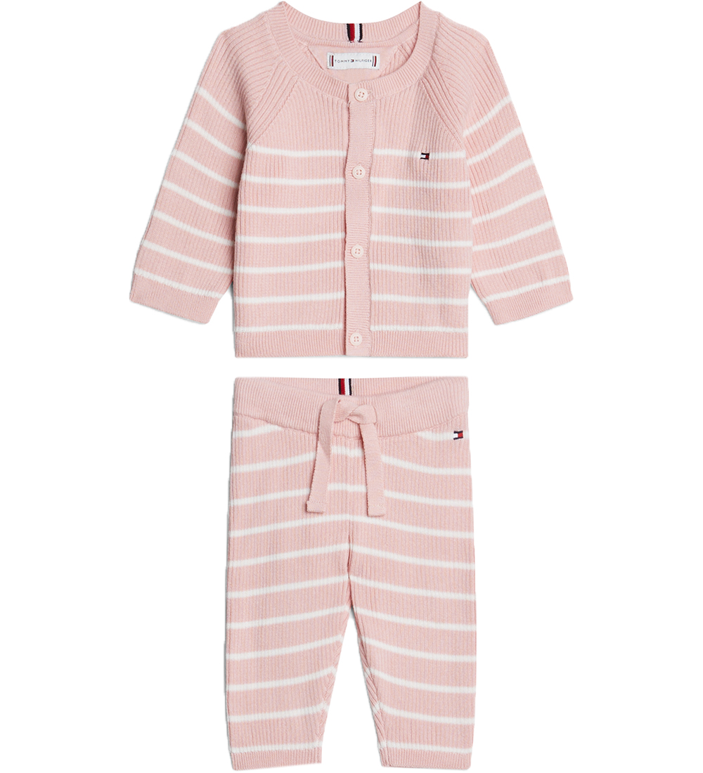 Tommy Hilfiger Gift Box - Cardigan/Trousers - Knitted - Soft Ros