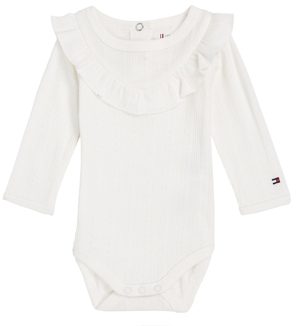 Tommy Hilfiger Gift Box - Bodysuit L/æ/Trousers/Beanie - White F