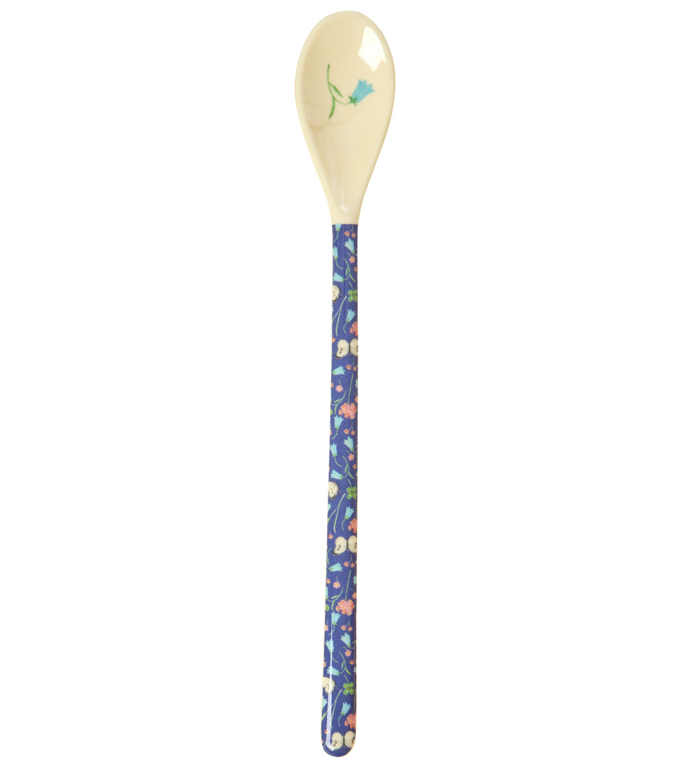 Cuillère Rice - Mélamine - Latte - Bleu Marine/Noeud papillon Fi