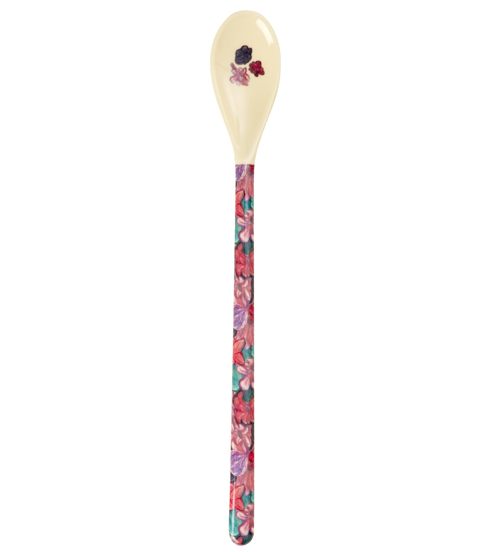 Rice Spoon - Melamine - Latte - Forest Flower