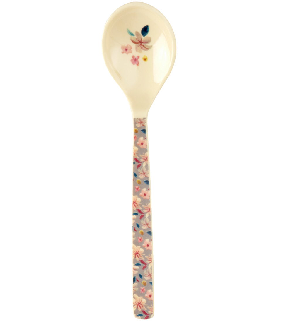 Rice Lepel - Melamine - Thee - Zand/Small Sandy Flower