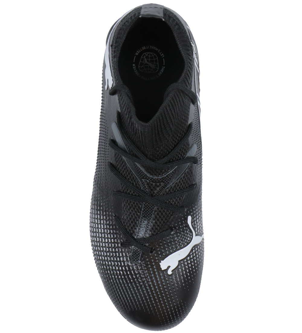 Puma Football Boots - Future 7 Match FG/AG Jr - Black/White