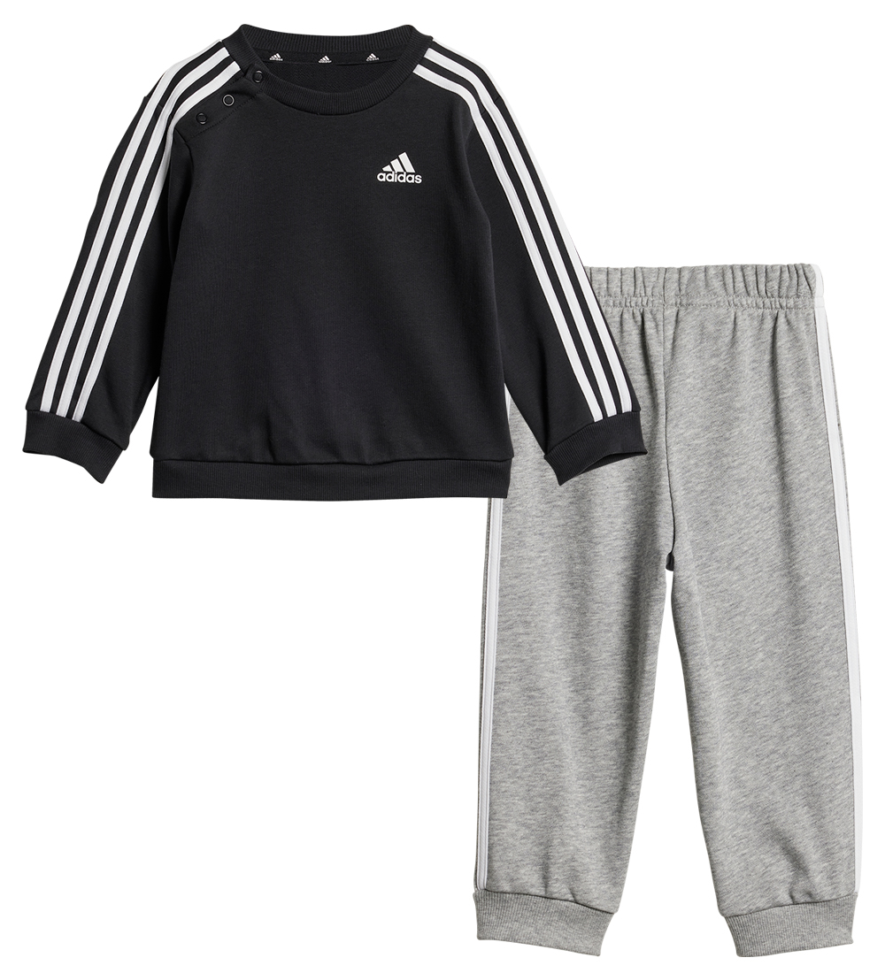 adidas Performance Sweat Set - I 3S Jog - Black/Grey
