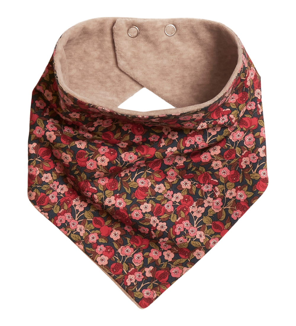 Huttelihut Teething Bib - Scarf in Liberty - Reversible - Nectar