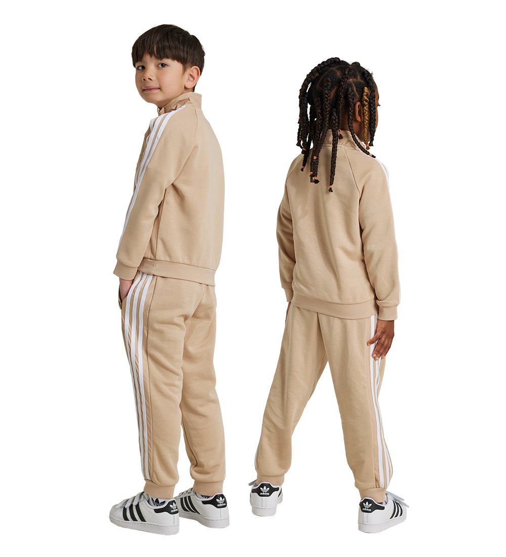 Survêtement adidas Originals - Crew ensemble HZ - Beige/Blanc
