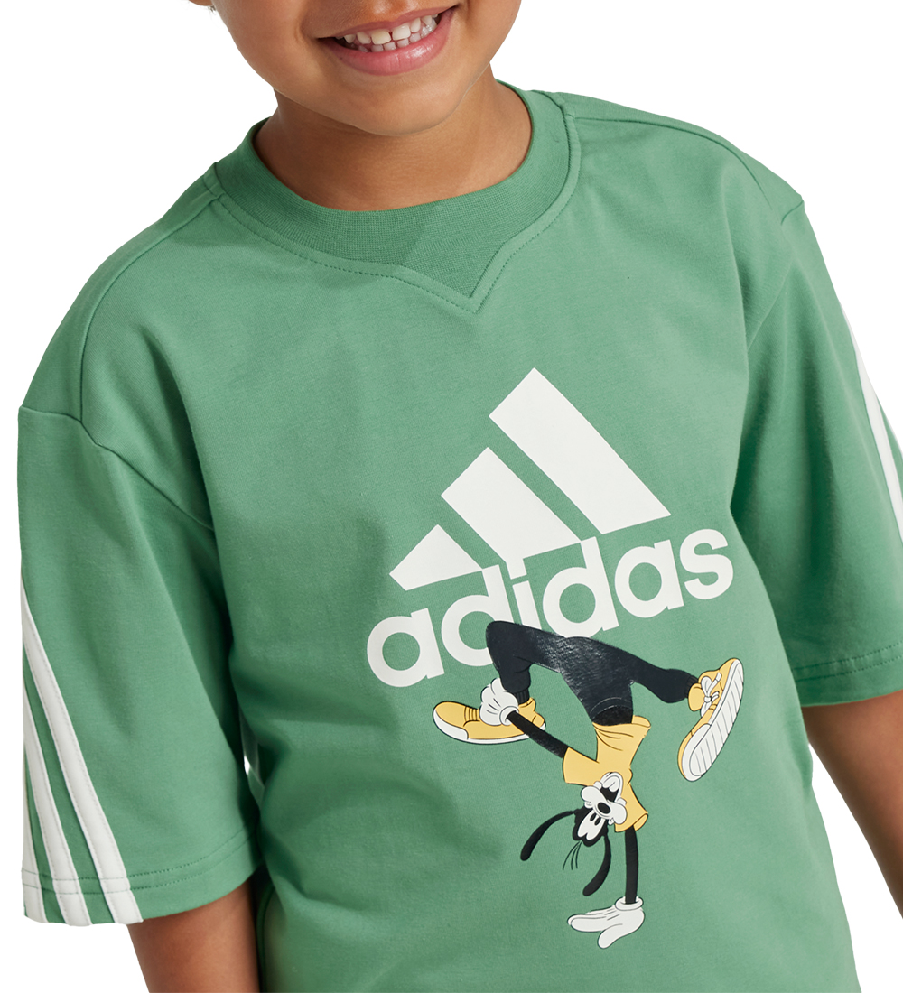 adidas Performance Stuttermabolur - LK DY MM T - Grænt