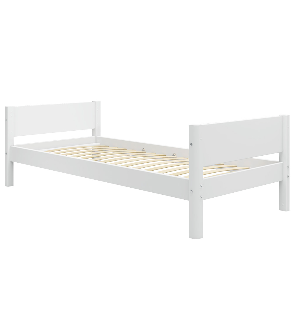 Flexa Single bed - White - 210x101x66.5 cm - White