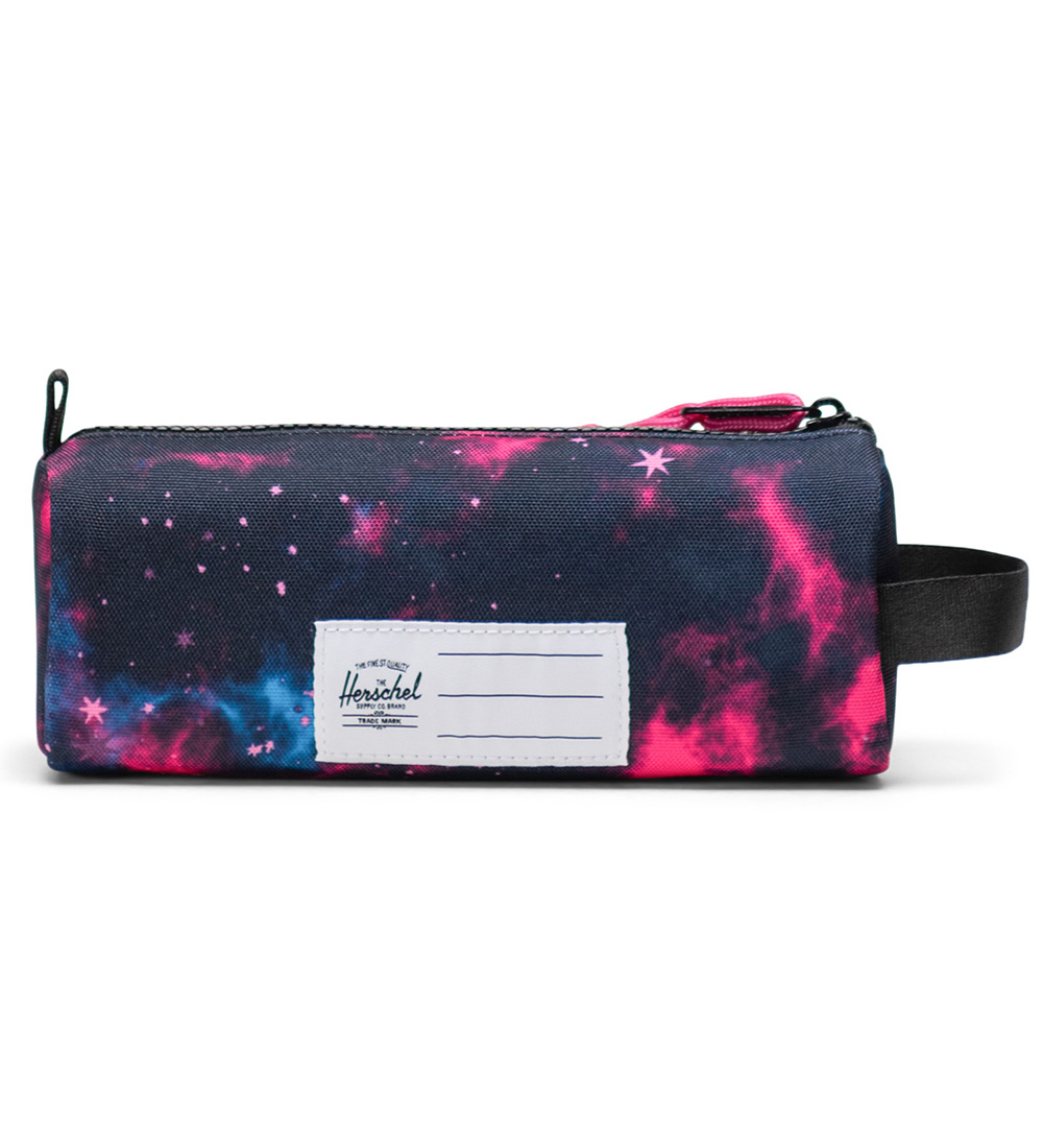 Herschel Pencil Case - Settlement - Fuschia Purple Galaxy