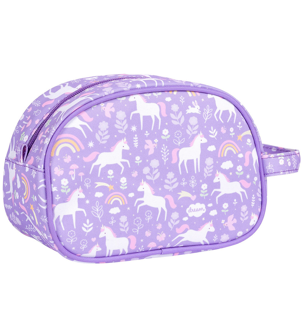 A Little Lovely Company Toiletry Bag - Unicorn Dreams