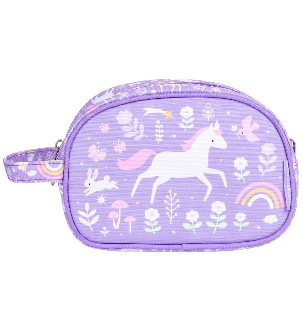 A Little Lovely Company Toiletry Bag - Unicorn Dreams