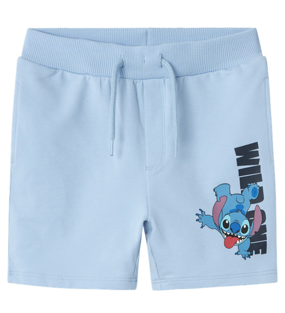 Shorts en Molleton Name It - NmmAmit Stitch - Chambray Blue