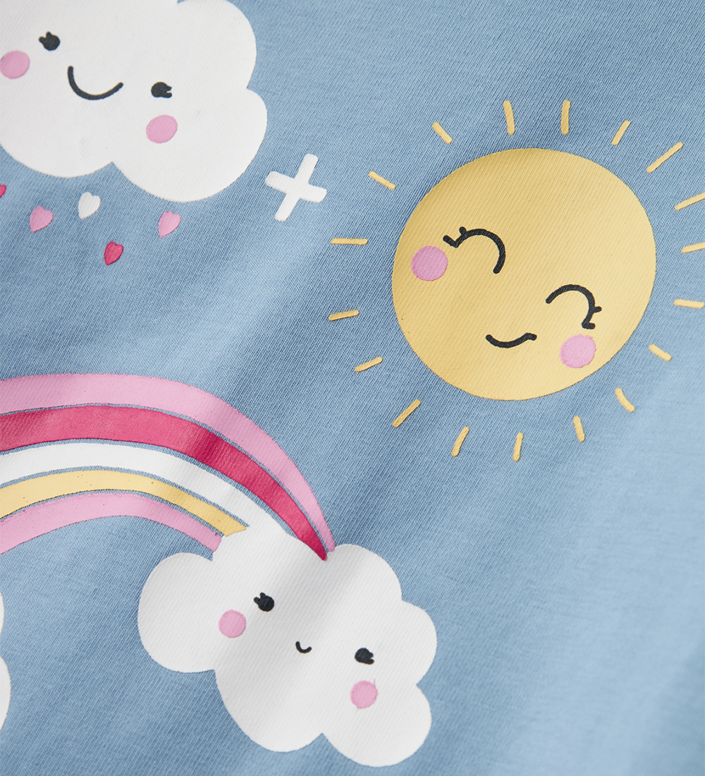 Name It Bluse - NmfVix - Endless Sky/Sky - Sun Ente Rainbow
