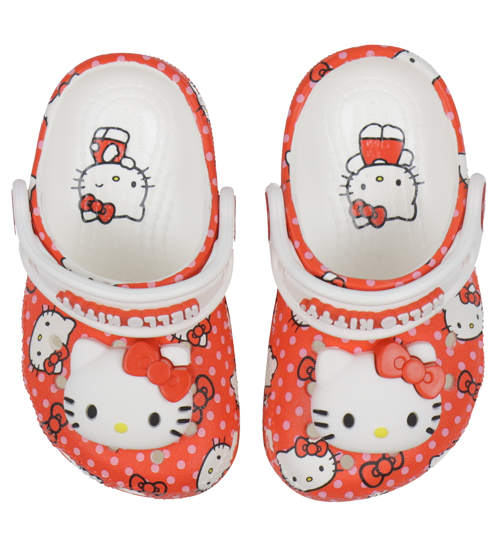 Crocs Sandals - Hello Kitty Red Classic Clog T - Multi